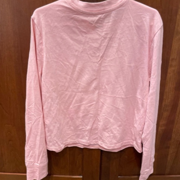 Abercrombie kids Pink Sequin Mickey Mouse Long Sleeve T-Shirt - Size 7/8 - Picture 3 of 5